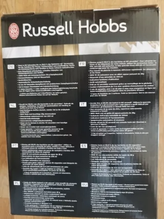 Plancha Vertical Russell Hobbs Steam Genie Nueva