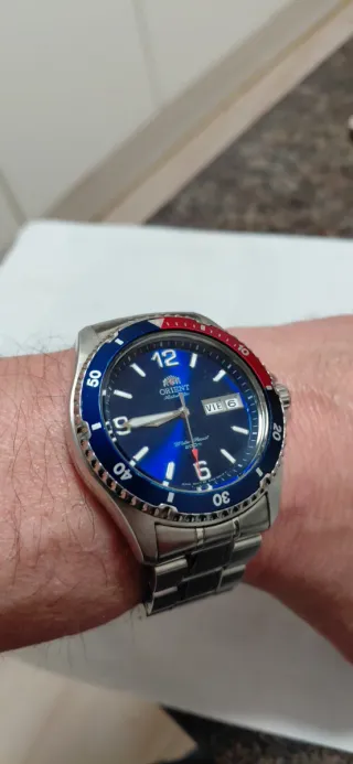 Reloj Orient Mako 2 Negro/Azul