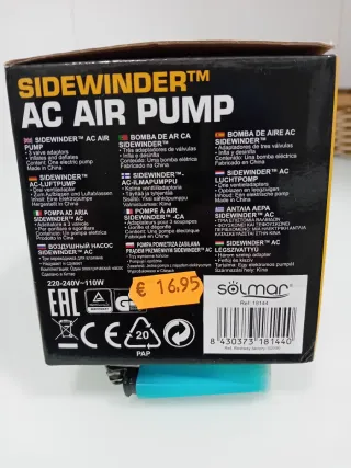Bomba de aire Bestway Sidewinder AC Nueva sin estr