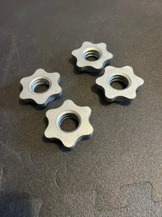 2 Barras de pesas roscadas