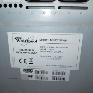 Microondas Grill Whirlpool Compact