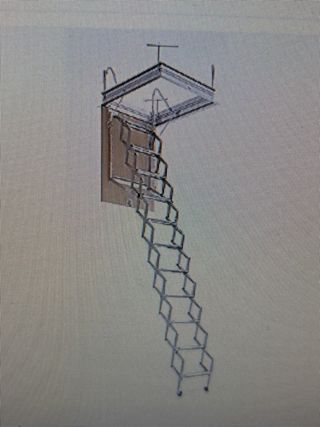 Escalera Altillo Aluminio Fundido