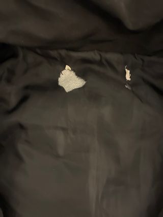 Parka larga negra Talla M