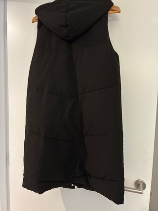 Parka larga negra Talla M