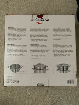 Kuchenprofi Vaporera Acero Inox