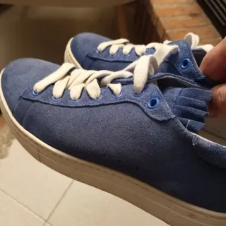 Zapatillas de vestir azules