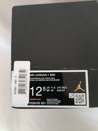 Nike Air Jordan 1 Mid Talla 47