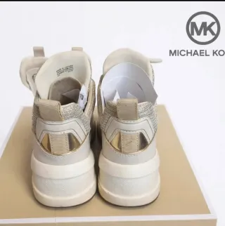 Zapatillas Michael Kors mujer 38,5 beige dorado