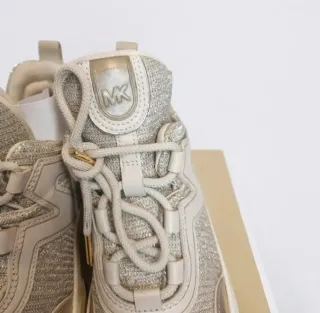 Zapatillas Michael Kors mujer 38,5 beige dorado