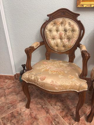 Set di 3 poltrone decorative