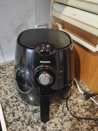 Freidora Philips Negra