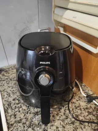 Freidora Philips Negra