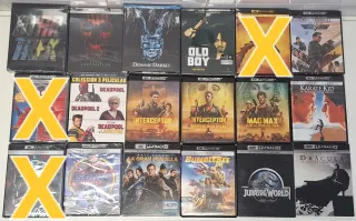 Lote 18 Películas 4K UHD Bluray