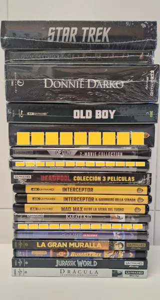 Lote 18 Películas 4K UHD Bluray