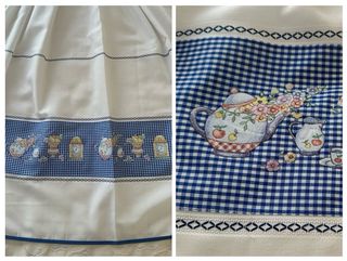 Tela para cortina de cocina