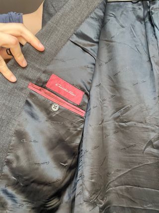 Americana Emidio Tucci Gris lana