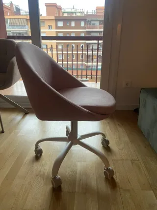 Silla Giratoria Songmics - Rosa