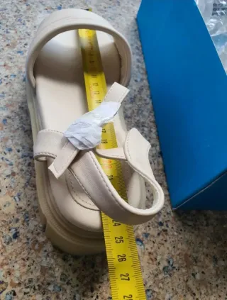 Sandalias Mustang Plataforma Beige