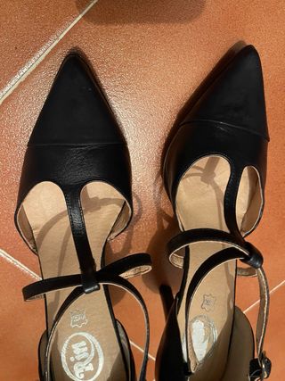 Zapatos de piel Tim Talla 39 Azul Marino