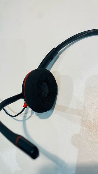 Cuffie Plantronics Professionali Nere e Rosse