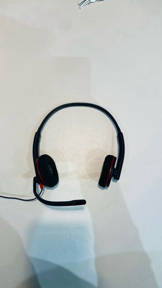 Cuffie Plantronics Professionali Nere e Rosse