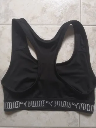 Top sportivo Puma nero taglia XS