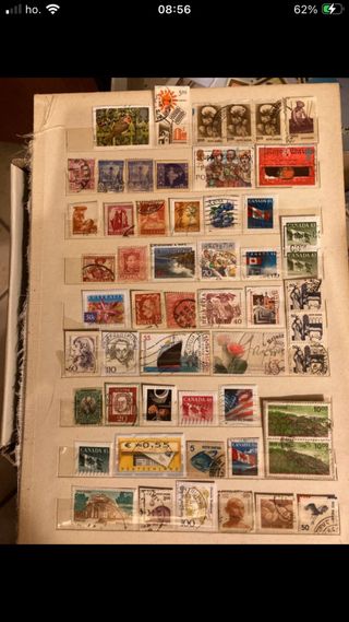 50) Lotto Francobolli Misti Mondo