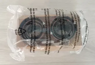 -> Foco doble empotrable bronce