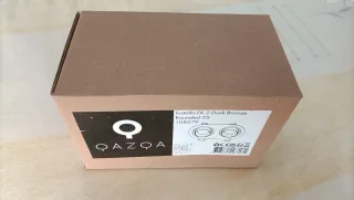 -> Foco doble empotrable bronce