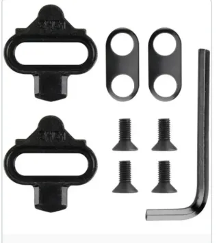 Zapatillas Ciclismo MTBNegras + calas incl.