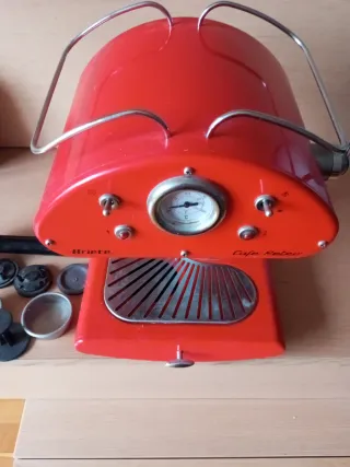 Cafetera Expreso Vintage Roja