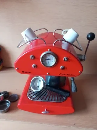 Cafetera Expreso Vintage Roja