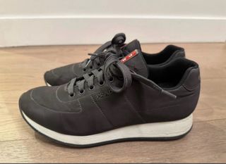 Deportivas Prada Nylon Negras/Grises