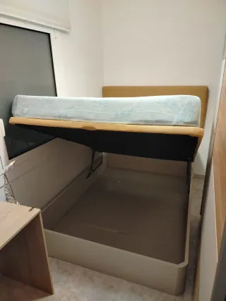 Canapé abatible 135x190 cm como nuevo