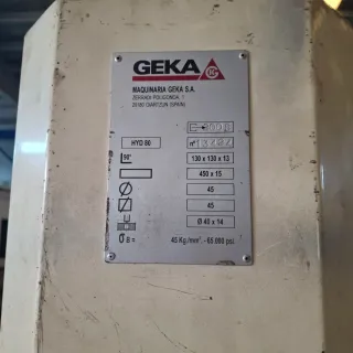 Punzadora Hidráulica GEKA Hydracrop 80/SD