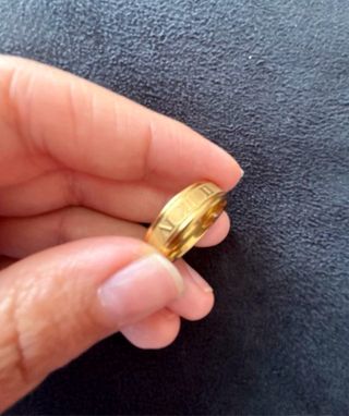 Lote Joyas Pulsera Pendientes Anillo chapado oro