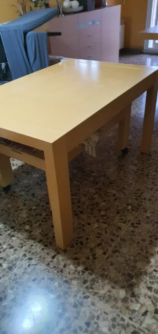 Mesa de comedor de madera extensible a 2,20 mtrs