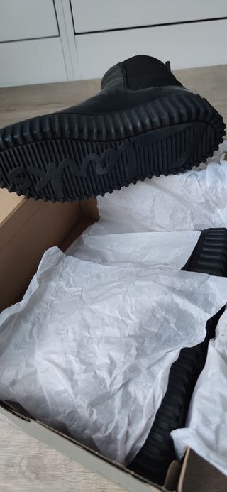 Botines Clarks Negros Mujer