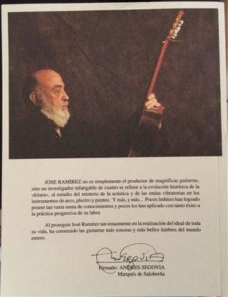 En torno a la guitarra Ramirez III