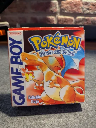 Pokemon Rojo original 🇪🇸 en funda PET