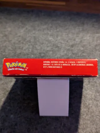 Pokemon Rojo original 🇪🇸 en funda PET