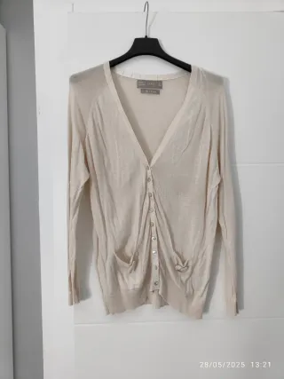 Cárdigan Zara Beige Talla m