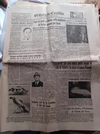 Periódicos antiguos El Norte de Castilla
