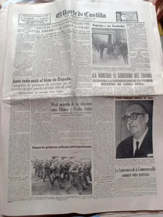 Periódicos antiguos El Norte de Castilla