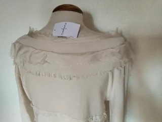 Vestido beige manga larga Florencia