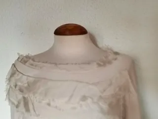 Vestido beige manga larga Florencia