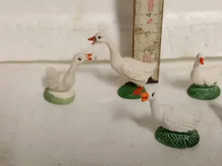 Animali presepe in plastica