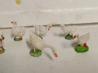 Animali presepe in plastica