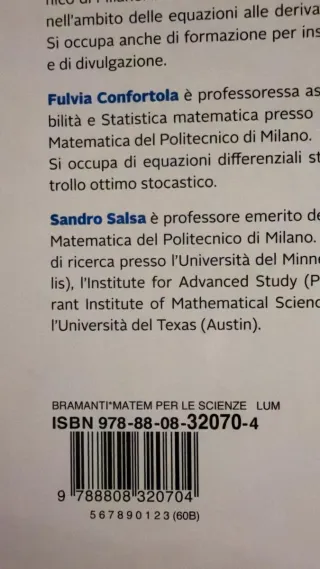 Libro di matematica per università