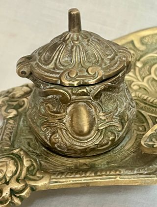 Escritorio de bronce siglo XIX